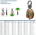 Zdvhacia zvierka pre vertiklny zdvih nerezovch platn VUW-R